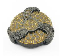 DND Spinning Dice Fidegt, Metallic Roulette Dice Wheel, Spinner Dice for RPG Role Playing Games, Tabletop Board Game Accessories for Gamers (Model 9)