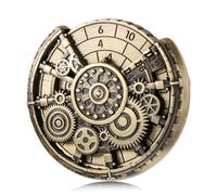 DND Wheel Dice Spiner Age 3+, 7-in-1 Gear Fingertip Gyro, DND Starter Set, 7-in-1 Metal D&D Dice Set, D&D Gifts with Dragon Logo Gift Box, Tabletop Games, Role Playing Board Game Accessories, Bronze