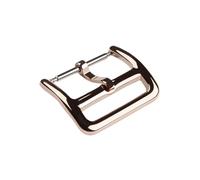 DNDJJM Compatible With Hermes Needle Buckle Metal Electroplating Polishing Stainless Steel Leather Buckle 316 Stainless Steel14 16 18 20mm(Rose Gold-18mm)