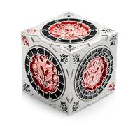 DNDND 7-in-1 Spinner Dice Cube for DND - Chimera, Mind Flayer, Goristro Themed D&D Dice Collector Set for TTRPG Dungeon Masters and Players - Unique Fantasy RPG Gaming Accessory Gift (Black)