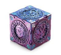 DNDND Purple-to-Blue Chameleon Multi-Functional Spinner DND Dice - Premium Color-Shifting D&D Monster Themed Cube Spinner Dice Cube for TTRPG, Dungeon Masters & RPG Collector's Gift with Gift Tin