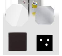 DNEPEI 100/500/1000 Sets Magnets Accessories Suitable,Photo Magnet Maker Machine Consumables, Decorate Refrigerators & Iron Furniture,Kit Including Paper Cutt 2.5 * 2.5inAcrylicsheet-500Sets