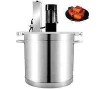 DNEPEI 20L/25L/40L/60L/85L Electric Mixer, Commercial Food Mixer, One-button Start, Commercial Automatic Stirrer Adjustable Stirring Speed, for Making Jam, Sauce, Filling 65L