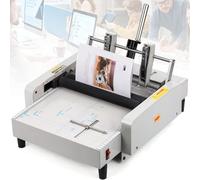 DNEPEI A3 Booklet Maker Machine, Booklet Folding Binding Machine, 11.7"x16.5" for Saddle Stitch Brochures, Manuals, for School/Office