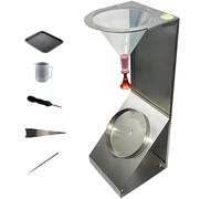 DNEPEI Fabric Spray Rating Tester, 45° Stainless Steel Waterproof Test Instrument with Adjustable Nozzle Height, for Lab Textile Moisture Inspection