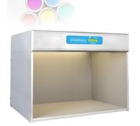 DNEPEI Industrial Grade Color Matching Light Booth,Color Evaluation Cabinet with 4/5/6 Light Sources for Demanding Visual Color Inspection for Textile, Fabric, Paint Fourlightsources-110V