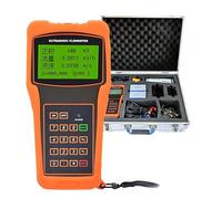 DNEPEI MUF-020H Handheld Ultrasonic Flow Meter with TS-2/TM-1/TL-1 Transducers, Portable Clamp-On Design for Easy Liquid Flow Measurement on Existing Pipes, LCD Display DN15-100mm