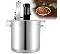 DNEPEI Stainless Steel Automatic Mixer Machine.20L/25L/40L/60L/85L Automatic Pot Stirrer Mixer with Double-Layer Mixing Blades, One-Button Switch,for Making Jam, Sauce 65L