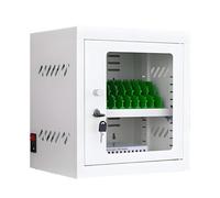 DNEPEI USB Charging Locker Box,Portable Charging Mobile Phone Cabinet, no need to set up, intelligent charging management,with four Wheels,for School Library 12slots