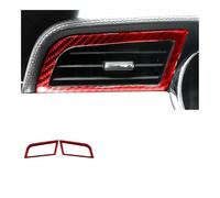 Dngjuen For Mustang For GT 2015-2021 Auto Dashboard Left And Right Air Vents Trim Stickers Frame Car Interior Accessories Console Decoration(Color2)