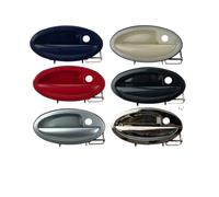 Dnhqknoaf Car Exterior Door Handle for LIFAN 520 Car Front Rear Left Right Exterior Door Handle Red Blue Black Silver Color(Red)