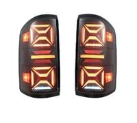 Dnhqknoaf For Chevrolet For Silverado 2007-2018 Car Taillights Assembly Upgrade Highlight The Brake Lights Accessories Tail Lights Assembly(For 07-13 User)