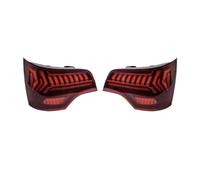Dnhqknoaf For Q7 2006-2015 2Pcs Rear Lights LED Tail Lights Car Tail Lamp DRL Brake Reverse Stop Lamp Tail Lights Assembly(Red LED)
