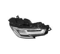 Dnhqknoaf Front Light Assembly Assy For A4 2017-2019 1PCS Full Headlight W/LED DRL Front Headlamp Assembly Black Housing Clear Lens W/O AFS Car Headlight Assemblies(Left Driver Side)