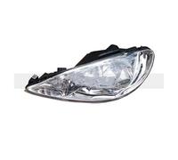 Dnhqknoaf Front Light Assembly Assy For Peugeot 206 Headlight Front Light Assembly Car Headlight Assemblies(Left)