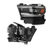 Dnhqknoaf Headlight assembly For Dodge For RAM 1500 2019-2020 RAM1500 CLASSIC 2019-2021 Head Lamp Full LED Headlight DRL Yellow Turn Signal 1pcs LED Headlight(Left side)