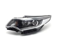 Dnhqknoaf Headlight assembly For Kia For K5 2016-2018 No LED/LED Front Bumper Headlight Driving Light Signal Lamp Head Light Daytime Running Lights Assembly(Only Left LED)