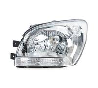 Dnhqknoaf Headlight assembly For Kia For Sportage 2005-2008 Running Light Driving Lamp Auto Parts 921011F031 921021F031 Car DRL Front Headlamp Assembly(White Left)