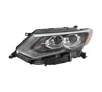 Dnhqknoaf Headlight assembly For Nissan For Rogue 2019 2020 With Bulbs Clear Lens Projector LED High Low Beam High Configuration LED Headlight Assembly(Passenger Side)