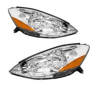 Dnhqknoaf Headlight assembly For Toyota For Sienna 2006 2007 2008 2009 2010 Without Lamp 1 Pair Headlight Head Light
