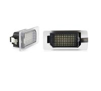 Dnhqknoaf License Number Plate Light LED For A4 B8 A5 S5 Q5 TT For VW For PASSAT 8T0943021 5D R36 12V 3W With Decoder License Plate Number Light LED 2pcs