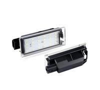 Dnhqknoaf License Number Plate Light LED For Clio For Laguna For Megane Twingo Master Trafic Duster No Error License Lamp 8200480127 2Pcs CANBUS LED License Plate Light