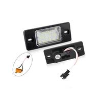 Dnhqknoaf License Number Plate Light LED For VW For Golf5 For Passat B5.5 Tiguan Touareg For Cayenne CANBUS Error Free 1J5943021A/D 7L5943021C 2PCS LED License Plate Lights