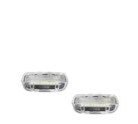 Dnhqknoaf License Number Plate Light LED For VW For Passat B6 B7 Golf 5 6 Plus Jetta For Touareg EOS For Scirocco For Seat Alhambra Led Rear Door Courtesy Lights Under Warning Lamps