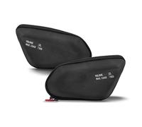 Dnhqknoaf Motor Pannier Bag for R1300GS for ADV for R1300GSA 2024-2025 Radiator Cowl Bag Set Fairing Left Right Radiator Cowl Bags Motorbike Saddle Bag(Black-2)