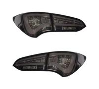 Dnhqknoaf Rear Tail Light For Hyundai For Ix45 For Santa Fe Accessories 2013-2018 Tail Lights Rear Lights Upgrade LED Turn Signal Taillight Tail Lamp(Blackened)