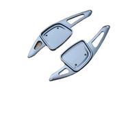 Dnhqknoaf Shifter Paddle Extension for A3 for A4L for A5 for A6L for A7 for A8 for S4 for S6 for S7 for S8 for Q6 2pcs Car Steering Wheel Shift Paddle(Grey)