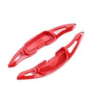 Dnhqknoaf Shifter Paddle Extension for Mazda for 3 for CX-4 2013-2018 Car Steering Wheel Shift Paddle(Red Carbon Style)