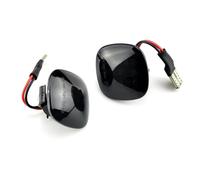 Dnhqknog For A3 For A4 For B5 For A8 For D2 2PCS LED Turn Signal Side Marker Light Dynamic Sequential Lamp Wing Rearview Mirror Indicator(Crystal)