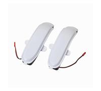 Dnhqknog For Benz For C Class For W203 For S203 For CL203 2pcs Flashing Water Dynamic Blinker LED Turn Signal Side Mirror Light Wing Rearview Mirror Indicator(Dynamic Milky White)
