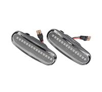 Dnhqknog For Citroen For Nemo For Panel For Van For Estate 2Pcs Dynamic LED Turn Signal Side Marker Light Repeater Lamp Wing Rearview Mirror Indicator(Dynamic Crystal Type)