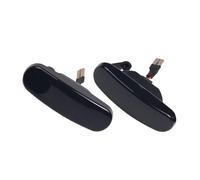 Dnhqknog For Citroen For Nemo For Panel For Van For Estate 2Pcs Dynamic LED Turn Signal Side Marker Light Repeater Lamp Wing Rearview Mirror Indicator(Dynamic Smoked Black)