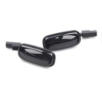 Dnhqknog For Freelander 1 2002-2005 Flowing Dynamic Blinker Turn Signal LED Side Marker Light Mirror Turn Signal Light(Dynamic Smoked)