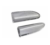 Dnhqknog For Jaguar For X-Type 2002 2003 2004 2005 2006-2009 Rearview Flashing Repeater LED Turn Signals Side Intermittent Light Mirror Turn Signal Light(Dynamic Crystal)