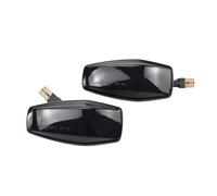 Dnhqknog For KIA For Rio For Sedona 2005 2006 2007-2011 Flowing Water Indicator LED Side Marker Turn Signal Light Mirror Turn Signal Light(Dynamic Smoked Type)