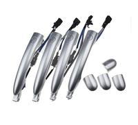 Dnhqknog for Koleos 2008-2024 Silver Outside Door Handle with Button Front Rear Left Or Right 80640JY01B 80640JY01A Car Door Handle(Set)