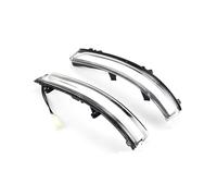 Dnhqknog For VW For Passat For B7 CC/For Jetta 6 Mk6 For Scirocco LED Beetle Dynamic Blinker Side Mirror Indicator Turn Signal Light Wing Rearview Mirror Indicator(Crystal White)