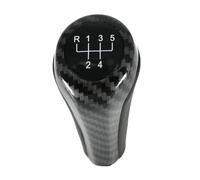 Dnhqknog Gear Stick Knobs for BMW E46 E53 E60 E61 E63 E65 E81 E82 E83 E84 E87 E90 E91 E92 1356Series Carbon Fiber Gear Shift Knob Chromed Matte Car Gear Shift Knob(5 Speed Carbon Fiber)