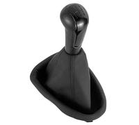 Dnhqknog Gear Stick Knobs for Chevrolet for Matiz for Spark M300 2011-2016 Car 5 Speed Manual Gear Shift Knob Leather Boot Cover Car Gear Shift Knob(Black Knob Suit)