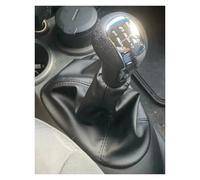 Dnhqknog Gear Stick Knobs for Chevrolet for Matiz for Spark M300 2011-2016 Car 5 Speed Manual Gear Shift Knob Leather Boot Cover Car Gear Shift Knob(Chrome Knob Suit)