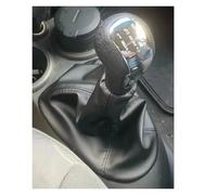 Dnhqknog Gear Stick Knobs for Chevrolet for Matiz for Spark M300 2011-2016 Car 5 Speed Manual Gear Shift Knob Leather Boot Cover Car Gear Shift Knob(Chrome Knob Suit)