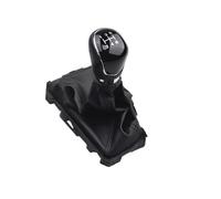 Dnhqknog Gear Stick Knobs for Focus 3 MK3 1.6 2012 2013 2014 2015 2016 5/6 Speed Stick Gear Shift Knob with PU Leather Boot Collar Case Car Gear Shift Knob(5 Speed)