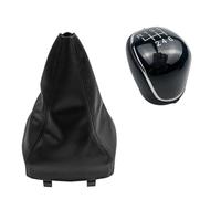 Dnhqknog Gear Stick Knobs for Mondeo 4 Mk4 IV 2007 2008 2009 2010 2011 2012 2013 2014 Car Gear Shift Knob Gaiter Boot Cover Dustptoof Case Collar Car Gear Shift Knob(Black 6 Speed 2pcs)