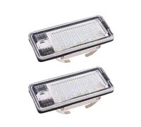 Dnhqknog Number Plate Light Licence For For A3 S3 8P S4 B6 B7 C6 S6 S8 RS4 RS6 2PCS Rear LED License Plate Light Auto Lamp