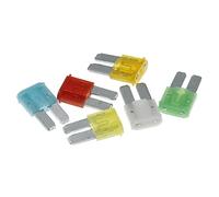 DNIEEEYBL 30PCS Standard Mini Micro 32V Auto Blade Fuse for Car 5 10 15 20 25 30 AMP Each 5pcs Car Fuse Auto Fuse White Yellow Red Blue(Micro2)