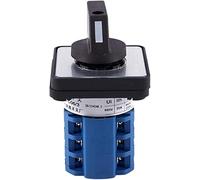 DNIEEEYBL Rotary Encoder Square Panel Mounting 2-Position 3-Phase Changeover Switch CA10